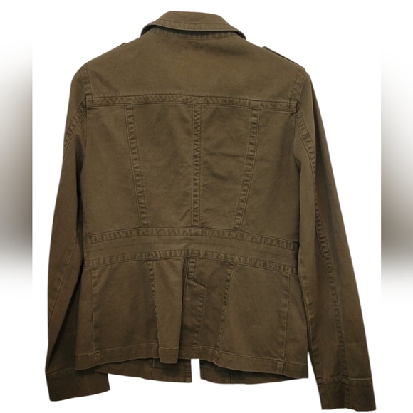 Women's Sashimi Army Green Blazer Jacket Size Medium - Picture 2 of 6